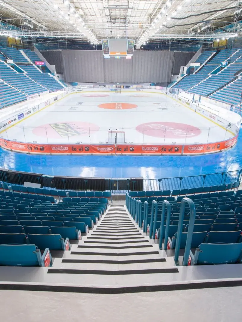 Golvlösningar för arenor och ishallar