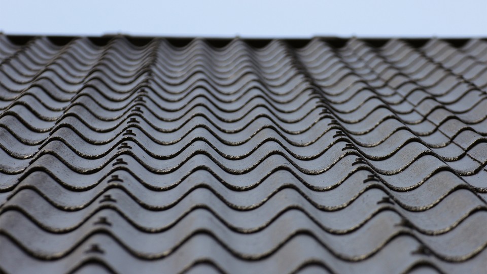 Fiber cement roof