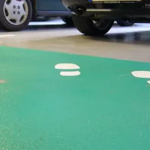 Coating solutions for concrete floors in car parks and aircraft hangars