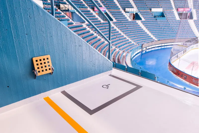 Golvlösningar för arenor och ishallar